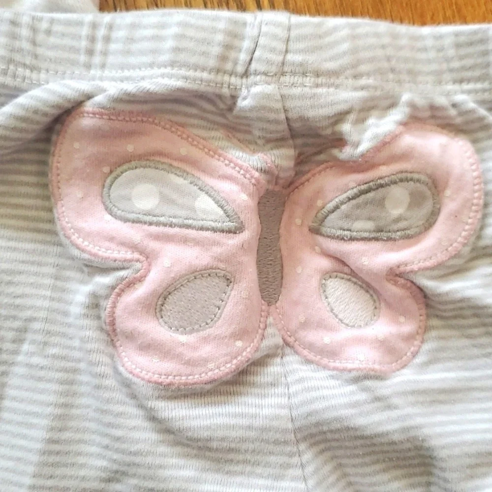 Carters Girls Mommy & Me Long Sleeve Shirts and Pants Sets‎ Zebra and Butterfly